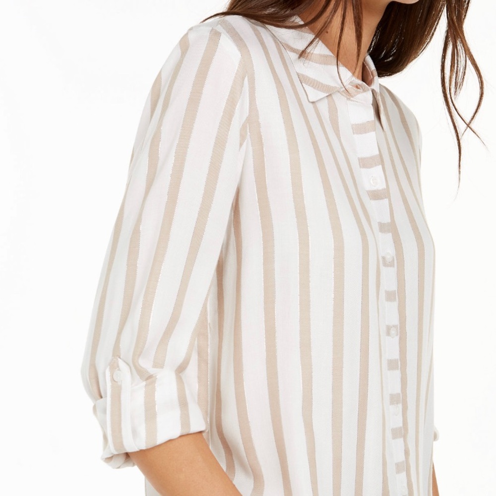 Inc stripe shirt